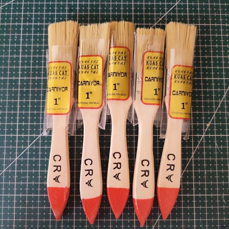 

Kuas cat 1 inch kuas lukis gagang kayu