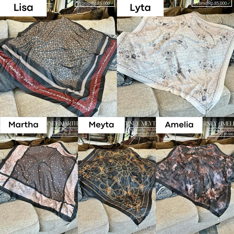 Hijab Journey Motif Terbaru Mona Series Lisa Martha Amelia Meyta