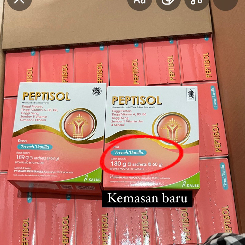 

RB22 4 Box Peptisol 189/180 Gram French Vanilla