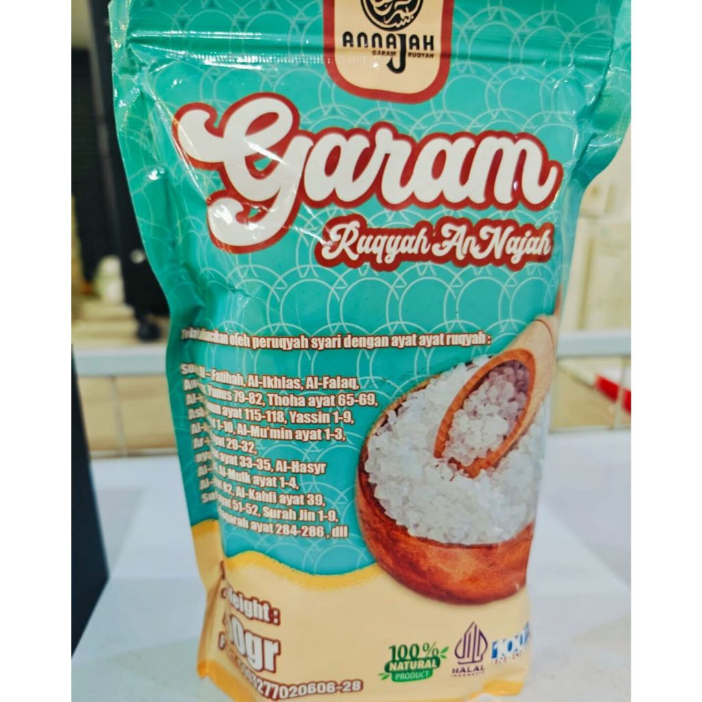 

Garam Ruqyah AN Najah - Untuk Meruqyah/Menetralisir Rumah, Toko, Tempat usaha dari Energi Negatif atau jin