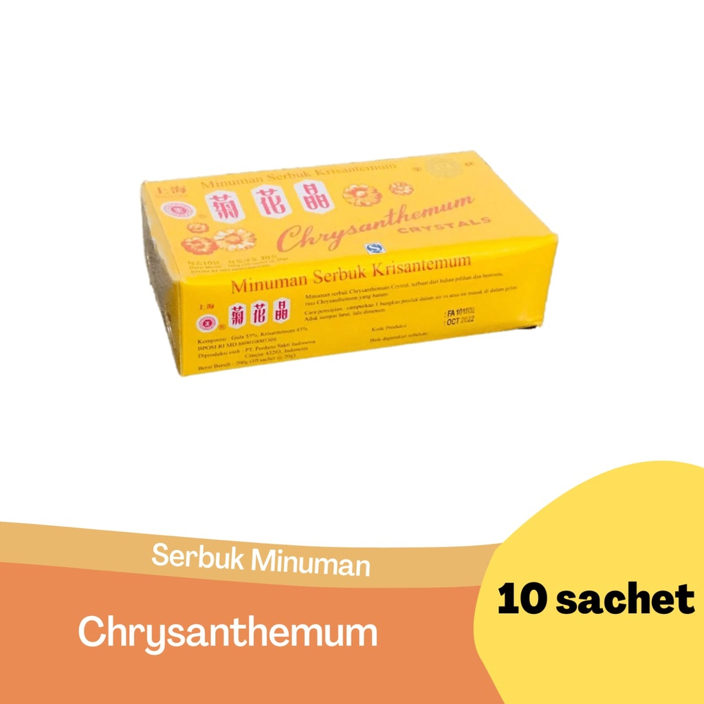 

Seruni 10 sachet ( Chrysanthemum )