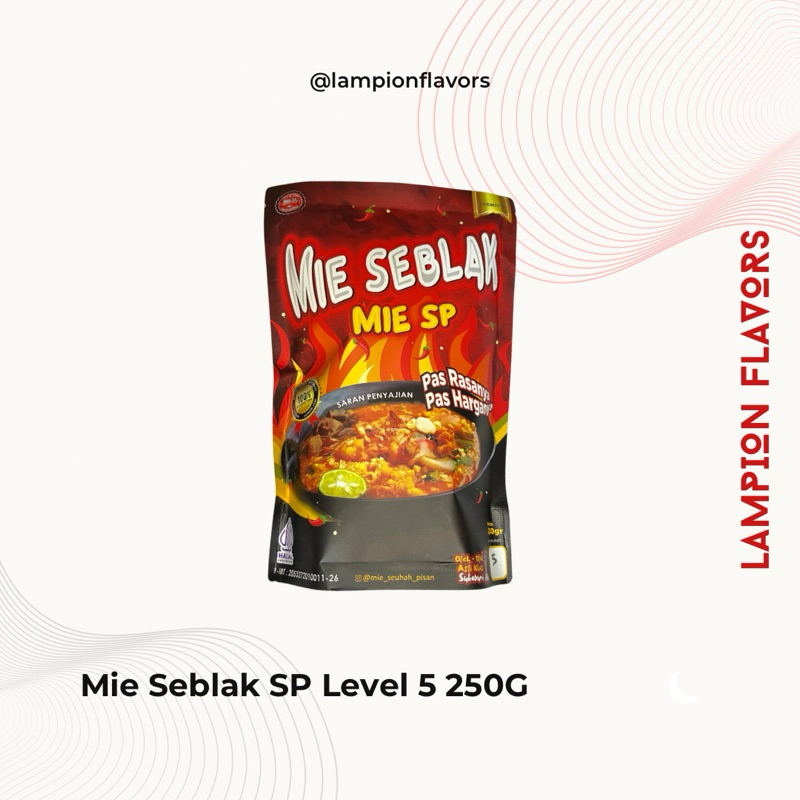 

Mie Seblak SP Level 5 - Lampion Flavors