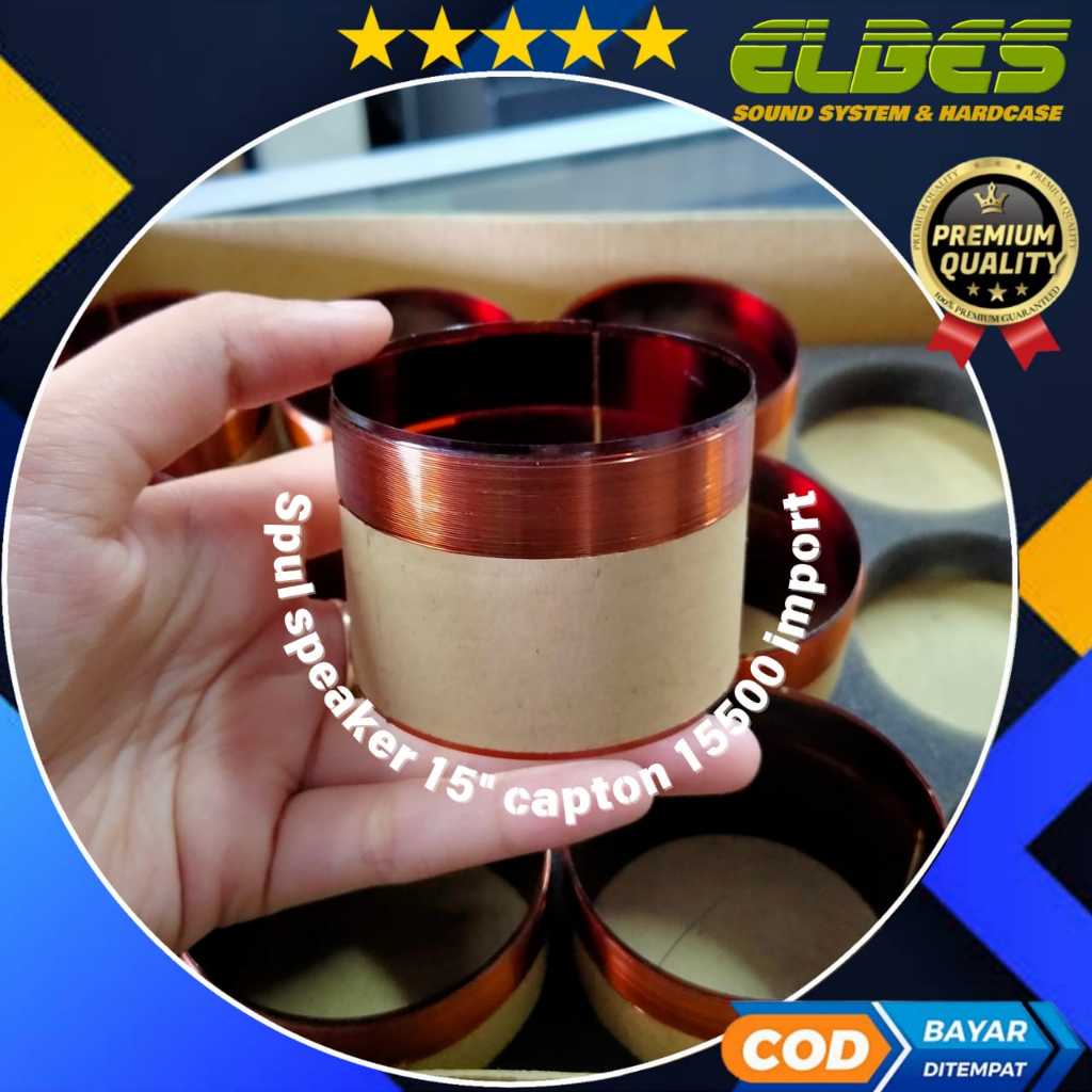 Spul Speaker 15 inch 15500 60.5mm Capton Import diameter 60,5mm