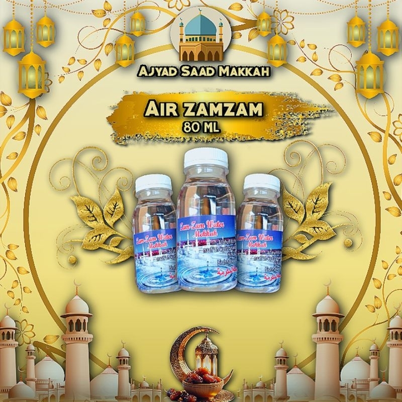 

AIR ZAM ZAM BOTOL 80ml 100% ASLI