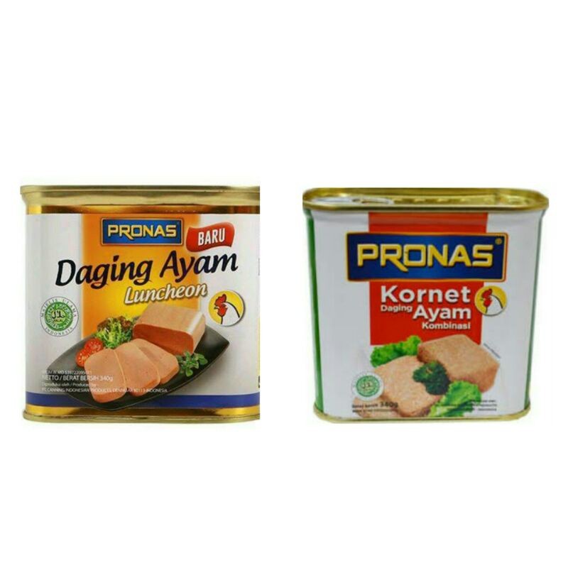 

Pronas Kornet Daging Ayam Kombinasi 340g