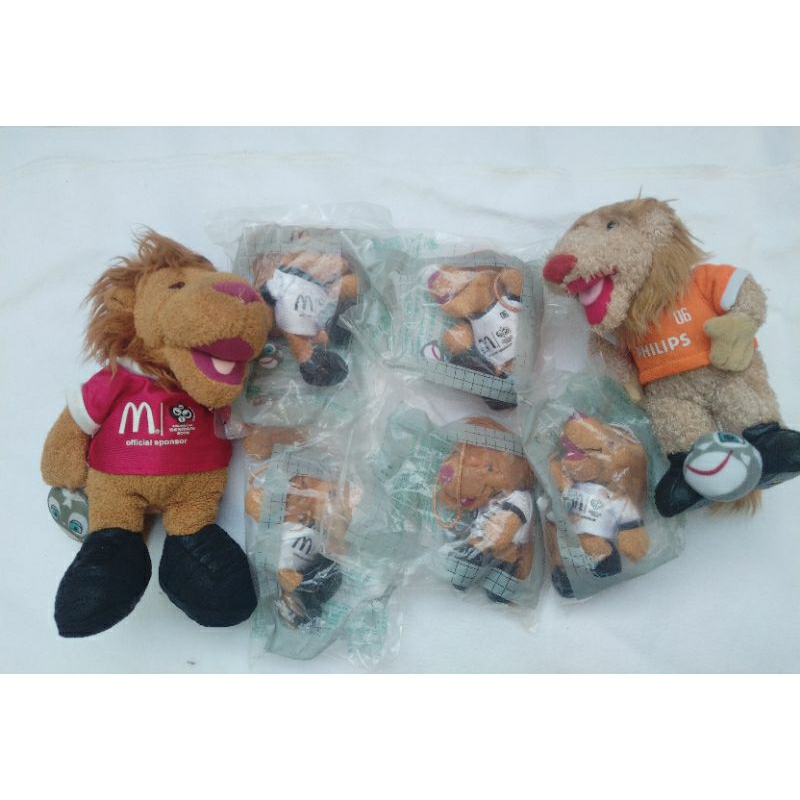 Boneka Maskot Piala Dunia 2006 Maskot World Cup 2006 Germany Maskot Galeo dan Pille VI Maskot Bola M