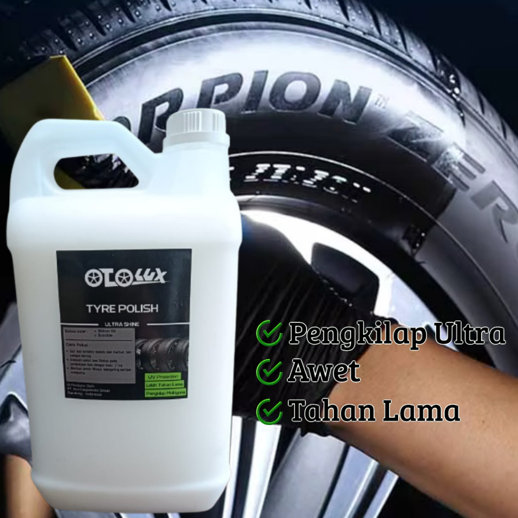 Semir Ban Galon 5 Liter - Semir Ban Literan - Semir ban Premium - Semir ban Otolux Powerlux