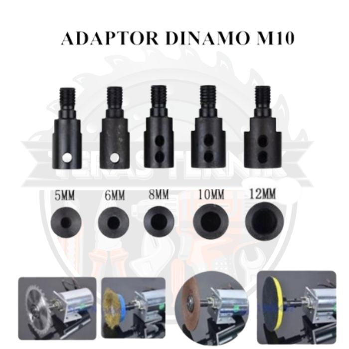Konektor Adaptor DInamo 775 Pengubah Mesin Sanyo Jadi Mesin Gerinda Sambungan As Dinamo M10