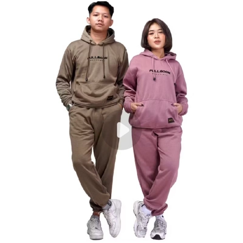 HOODIE FULLMOON SATU SETEL  SWEATER FULLMOON ONE SET