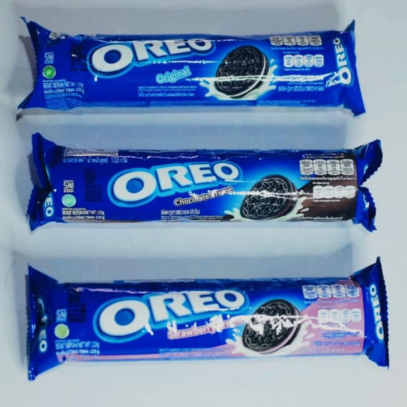 

Oreo biskuit sandwich 123.5 gr - Original Vanilla, Chocolate,Stowbery