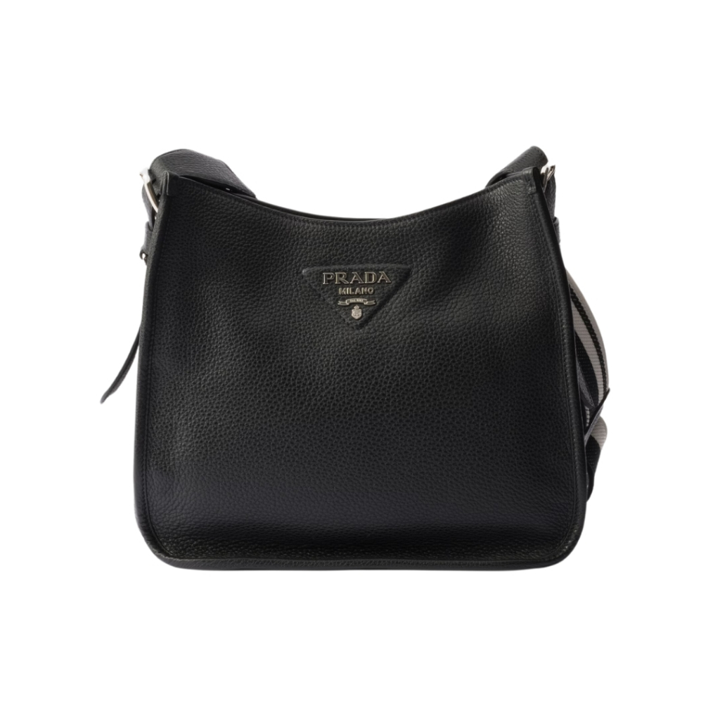 [ORI]PRADA LEATHER HOBO BAG