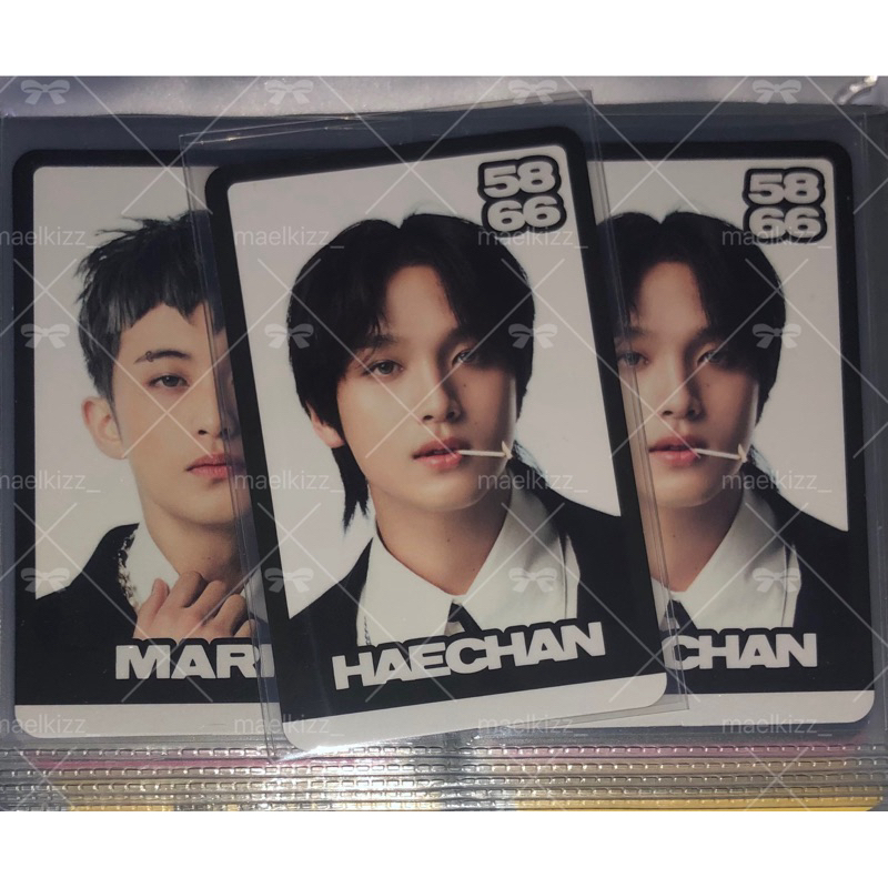 Official Photocard Haechan Korek Mark Kacamata Trading Card MD Sanrio NCT Dream Mark Jopping SuperM 