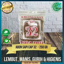 Bonitoop_ Abon Sapi Asli Cap 32 Kemasan 250Gr