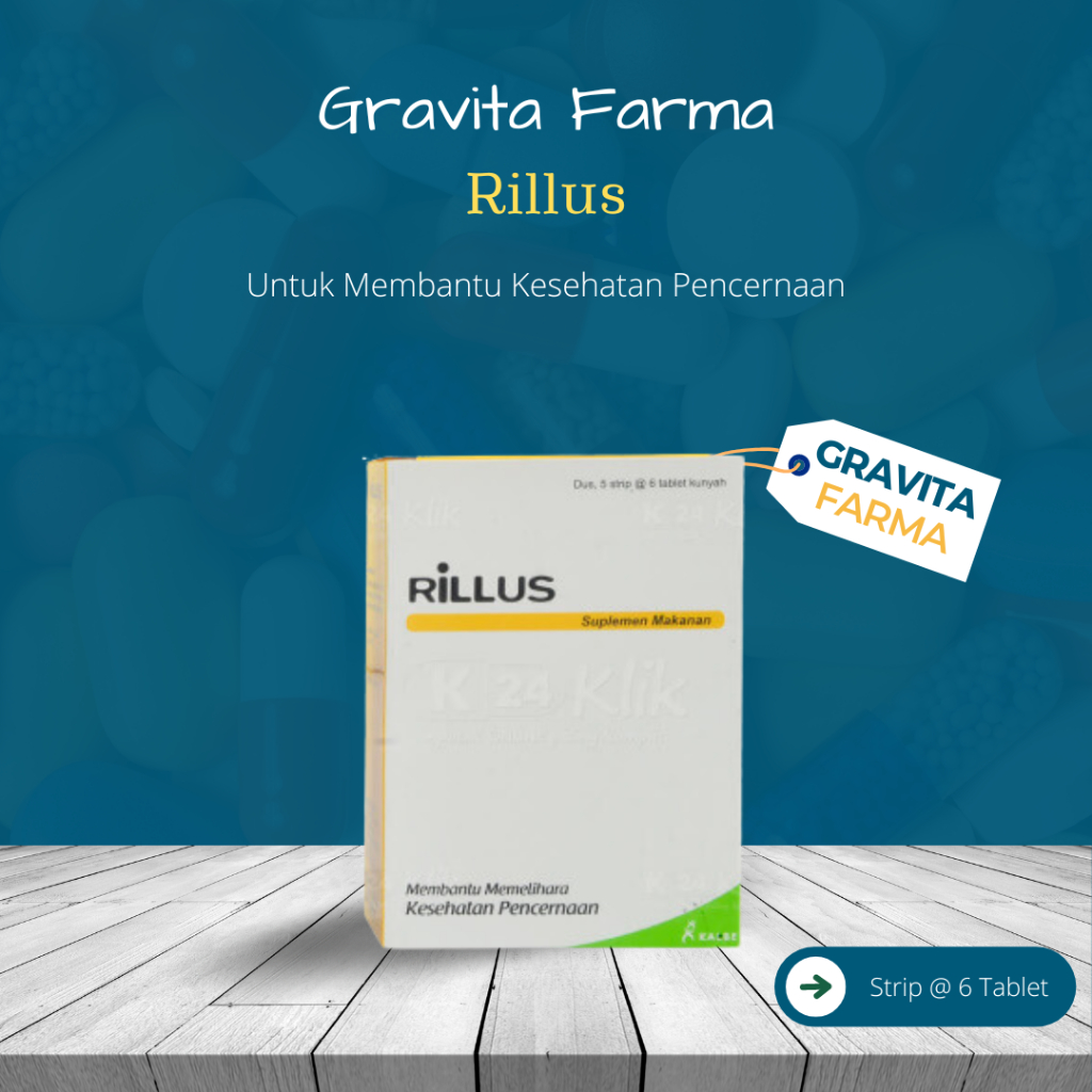 Rillus 6 tablet - prebiotik probiotik