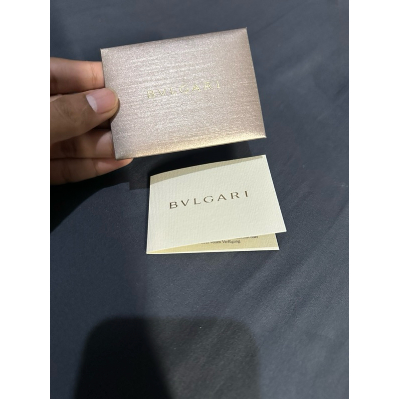 

bvlgari care card original