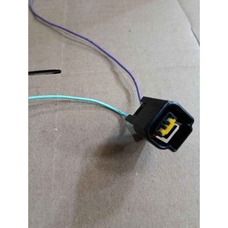 soket socket konektor coil pick up pulser koil pengapian pin 2 kabel original Kawasaki fi ninja KLX 