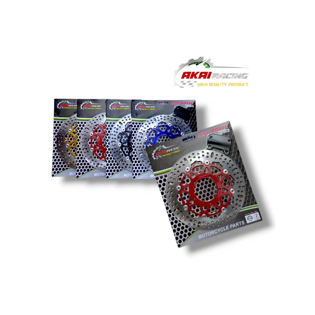 Piringan Cakram Vixion,Byson,Cb150r,Tiger,Megapro,Versa Piringan Cakram Depan Variasi Akai Racing Pi