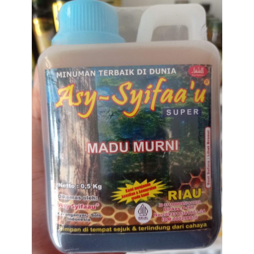 

Madu Murni Asy Syifaa u Riau 0,5kg Dikemas Oleh Asy Syifaa u