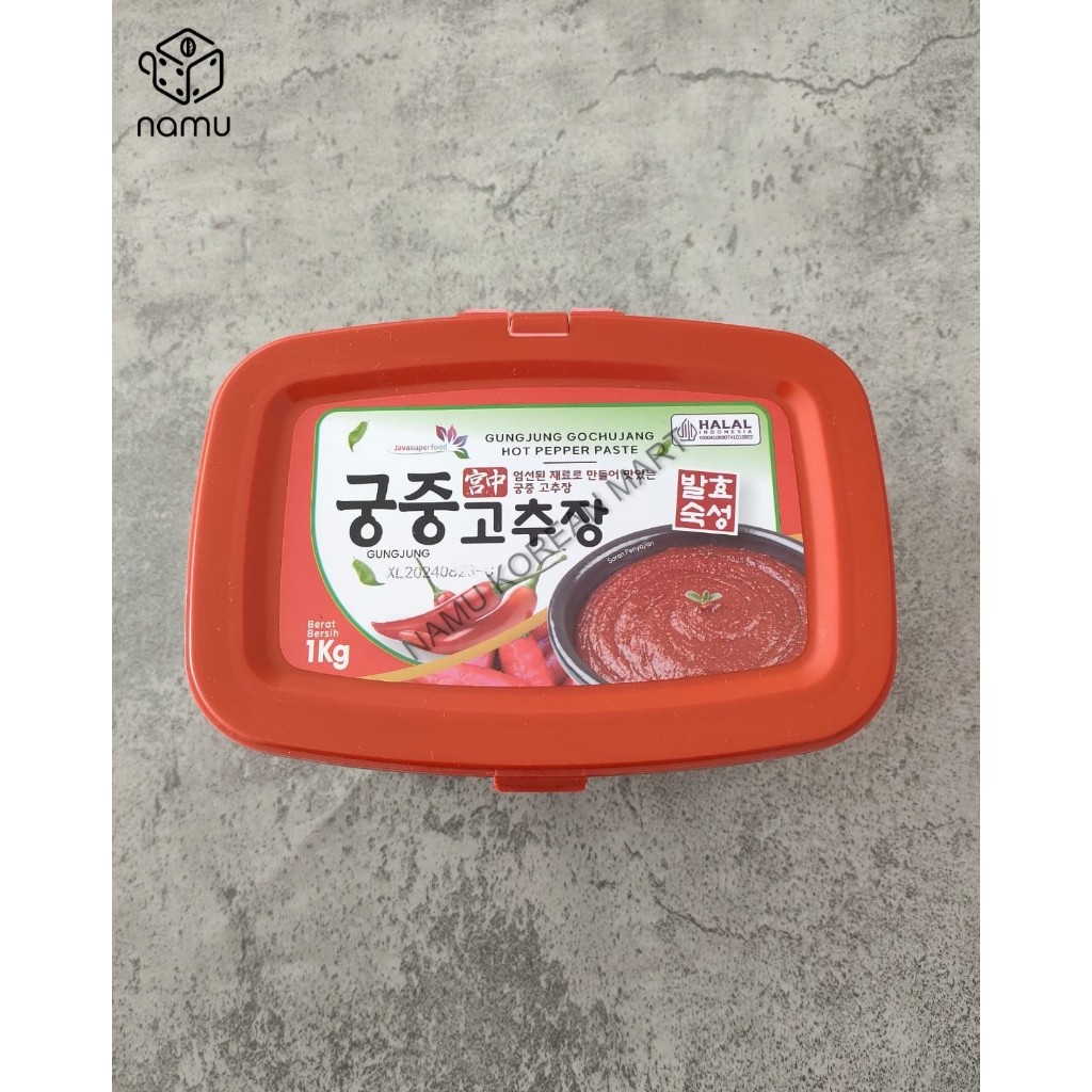 

JS Halal GungJung Gochujang 1kg / Saus Gochujang / Hot Pepper Paste / Bahan Masak Korea