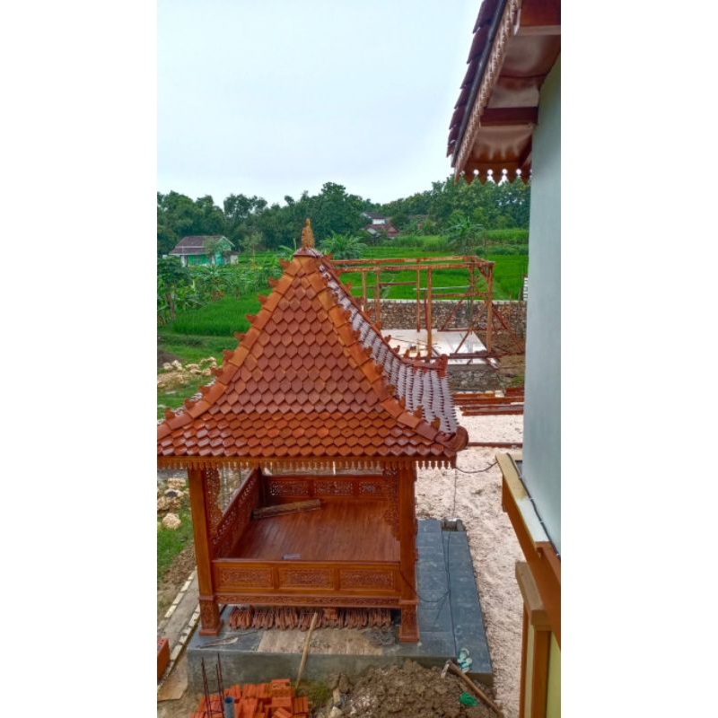 gazebo saung kayu jati gazebo joglo