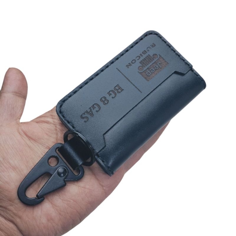 Dompet Stnk Mobil Jeep Rubicon Kulit Asli Tebal Kokoh Kuat Free Custom Nama Logo Gantungan Sarung Ca