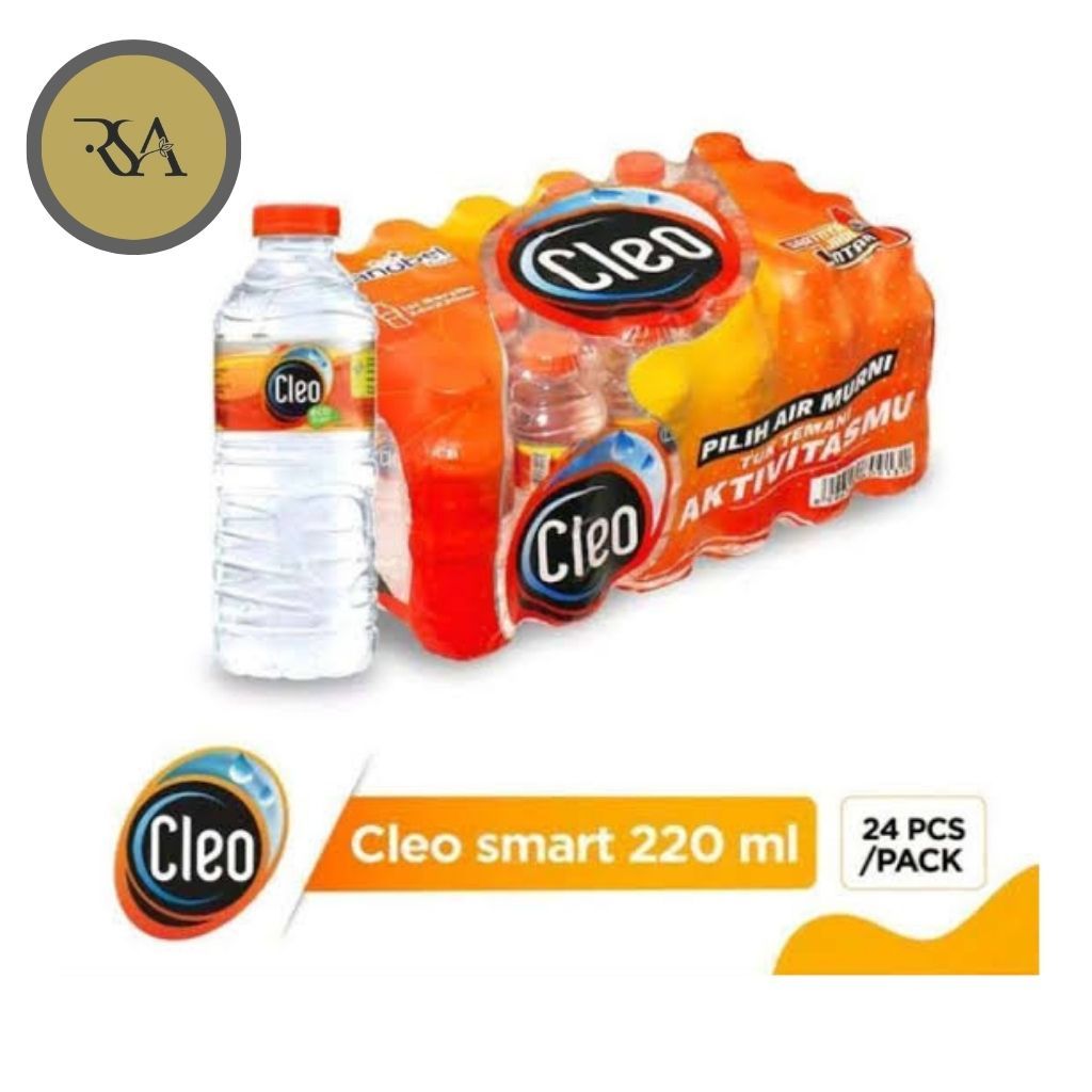 

Air Mineral Cleo botol mini 220ml x 24 botol / Air Mineral cup cleo 1 dus / minuman mineral cleo