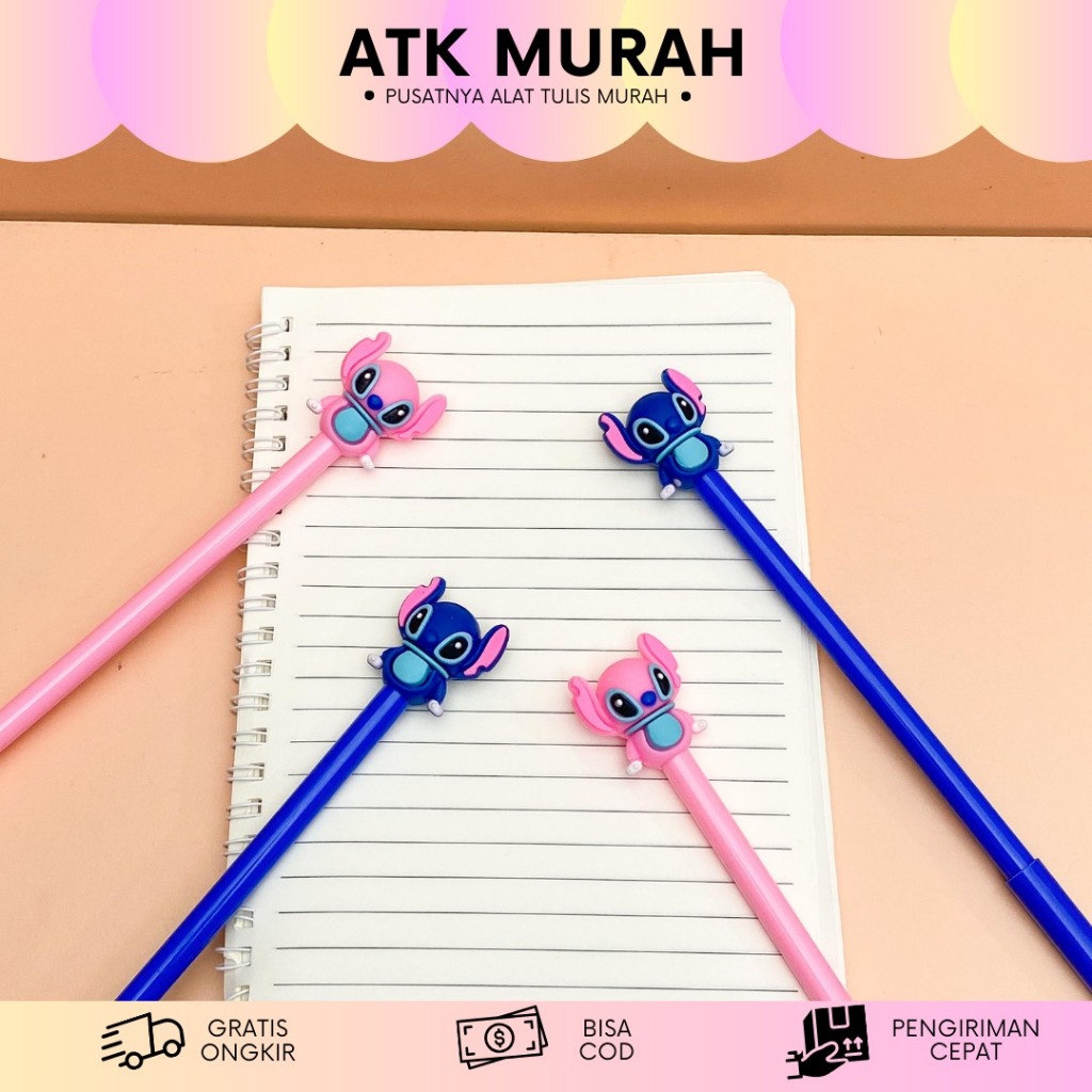 

PULPEN GEL STITCH BIRU PINK PGK-1549 PENA LUCU IMUT KADO UNIK KOREA AESTHETIC COD
