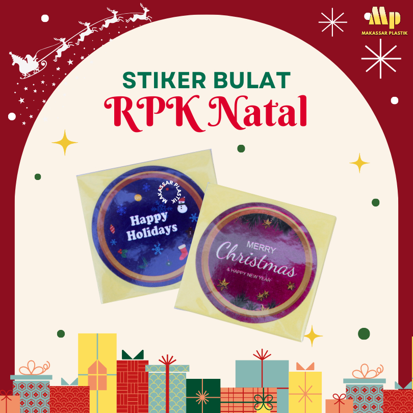 

STICKER BULAT RPK NATAL / STICKER BULAT TOPLES / STIKER JAR NATAL @20 LBR