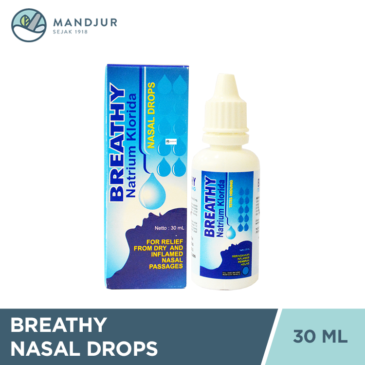 Breathy Nasal Drops 30 mL -  Obat Tetes Hidung Khusus Anak dan Bayi