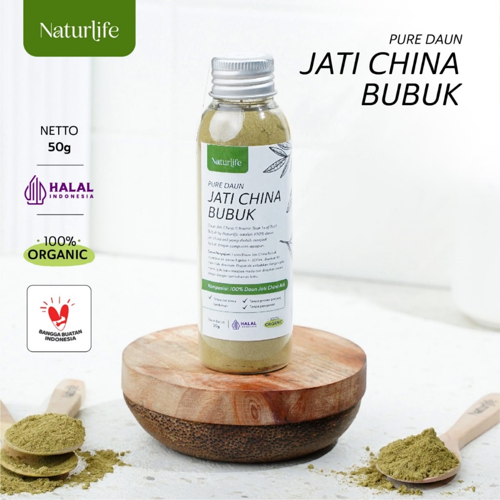

DAUN JATI CINA BUBUK 50G PREMIUM ASLI TANPA CAMPURAN ASLI 100% ORIGINAL / TEH JATI CINA / DAUN JATI CHINA PELANGSING