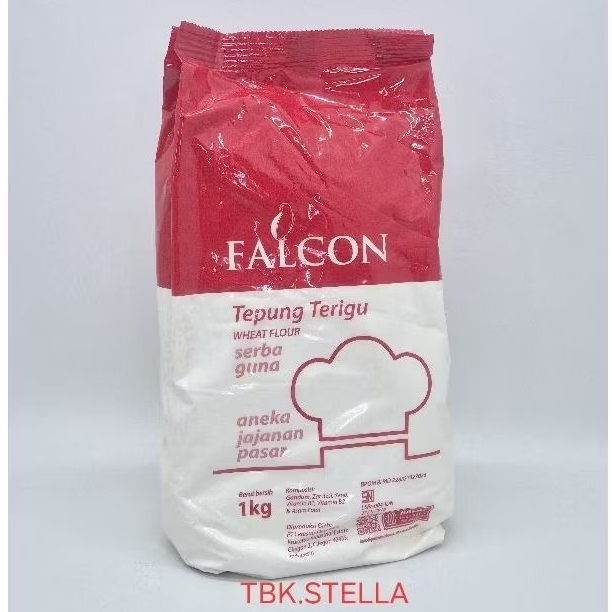 

TEPUNG TERIGU SERBAGUNA FALCON 1 KG / FALCON MERAH