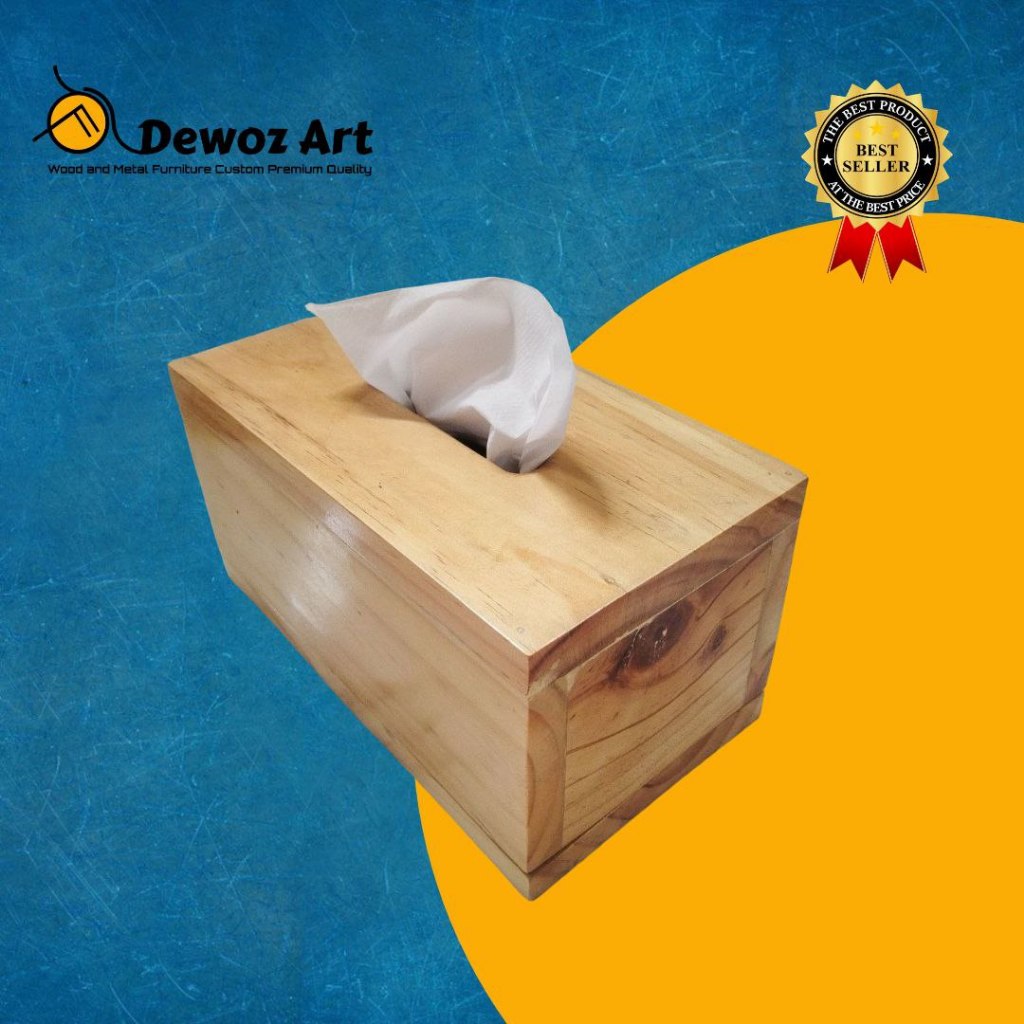 Tempat Tisu Kayu Murah - Wadah Tisu Kotak Unik