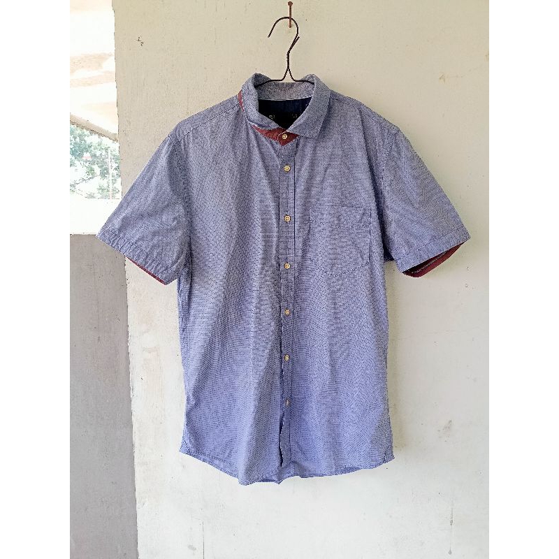 mens top kemeja pria size M