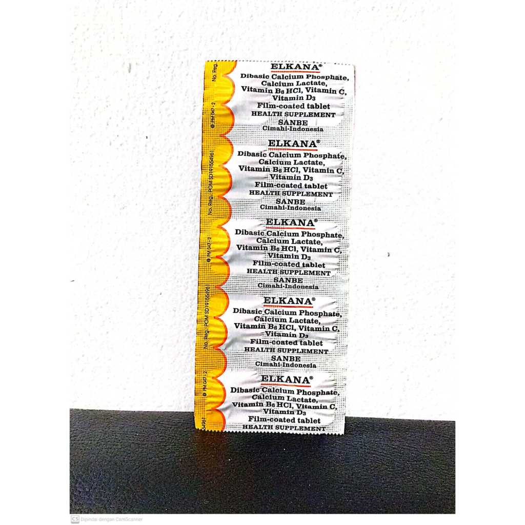 Elkana tab/ vitamin tubuh