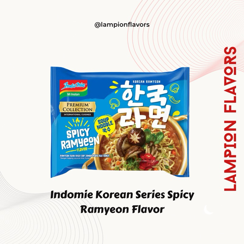 Indomie x New Jeans Premium Collection Korean Series Spicy Ramyeon Flavor