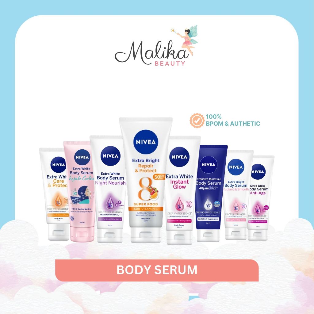 Malika Beauty | NIVEA Body Serum Extra White Series