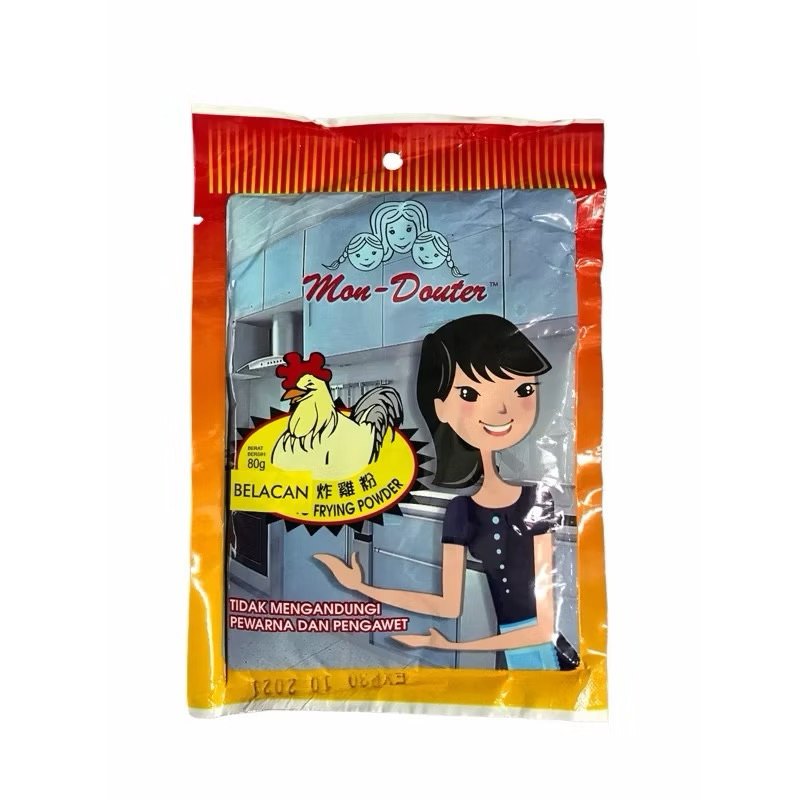 

Mon-Douter Belacan Frying Powder 80gr (Penang Tepun Ayam Belacan)