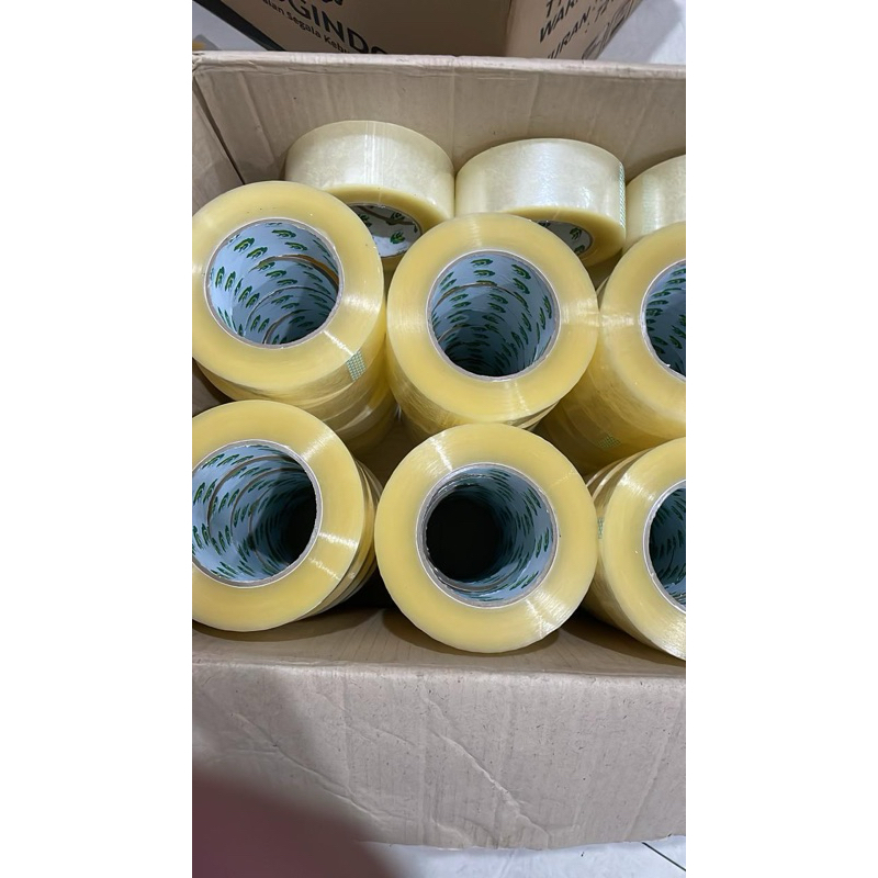 

LAKBAN COKLAT/BENING JUMBO 48MM 300YARD TIDAK MUDAH PUTUS DAN SANGAT LENGKET! MURAH