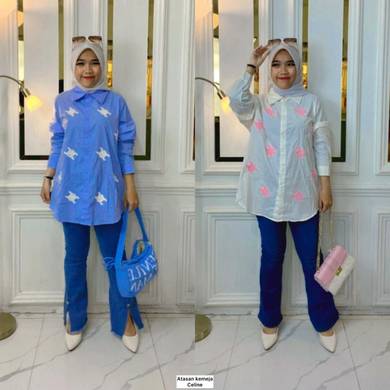 ARF - MCH - Atasan Kemeja Celine