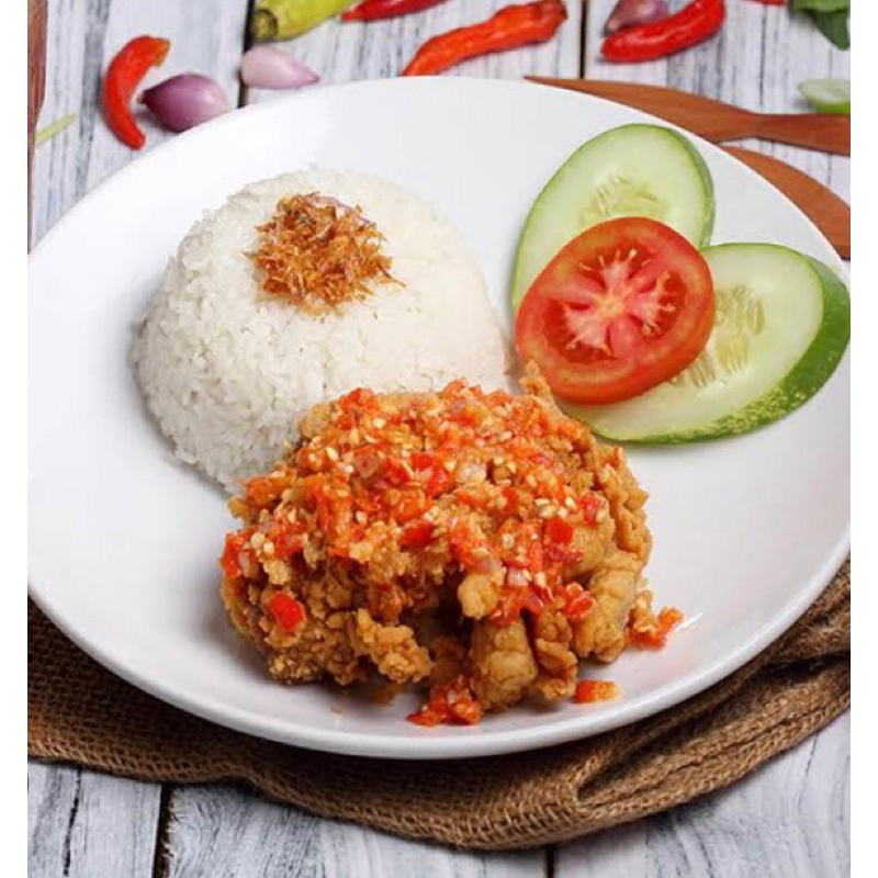 

Ayam geprek paket hemat