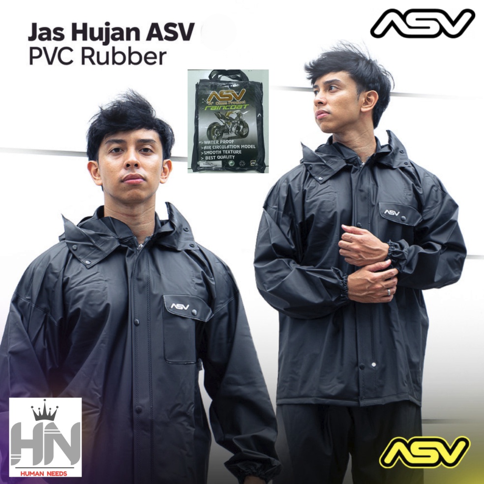 KODE G5M4 Jas Hujan ASV ORIGINALMantel Mantol ASV OriSetelan Jaket Celana Jas Hujan Karet ASV 1 2 As