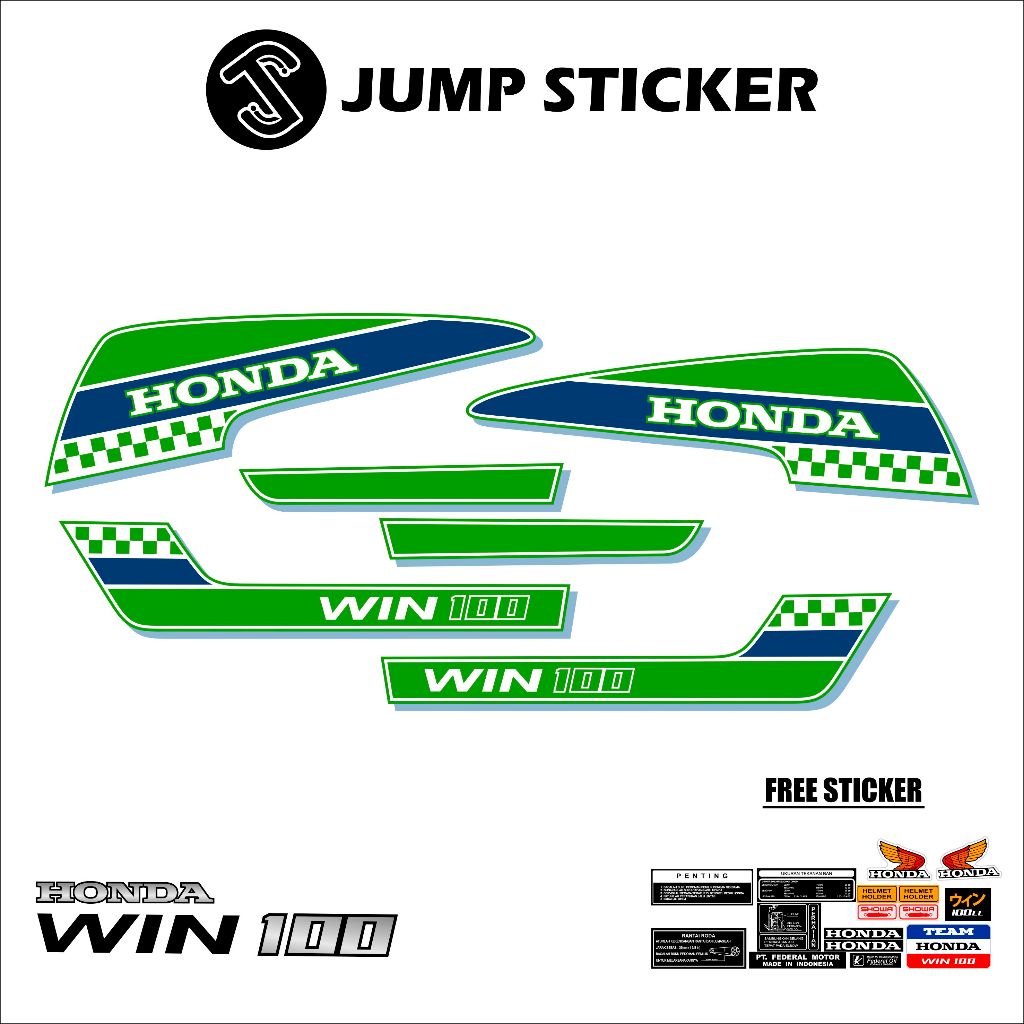 STRIPING HONDA WIN GRAFIS VARIASI 009