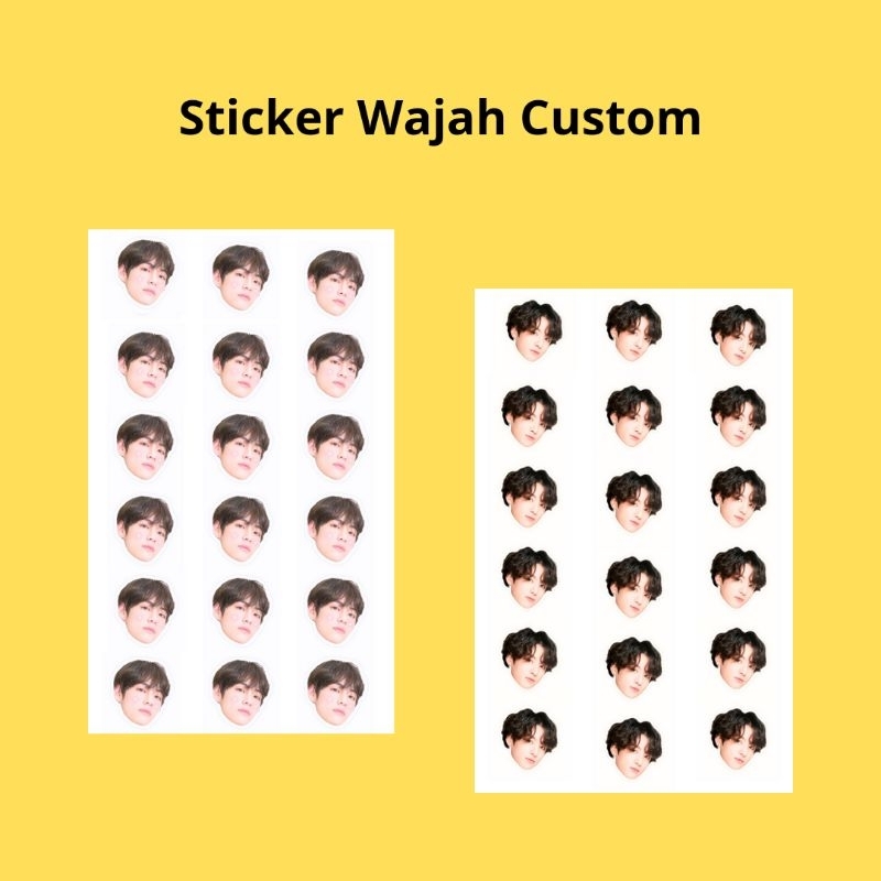 

STICKER CUSTOM WAJAH/STICKER MUKA