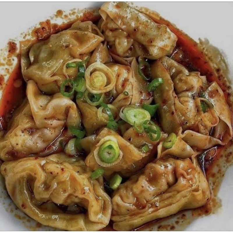 

Pangsit ayam chili oil