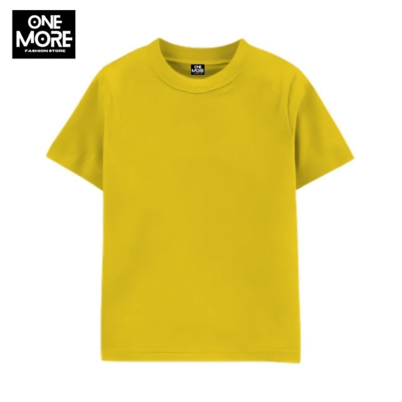 KAOS POLOS ANAK WARNA KUNING/KAOS POLOS KUNING GOLKAR