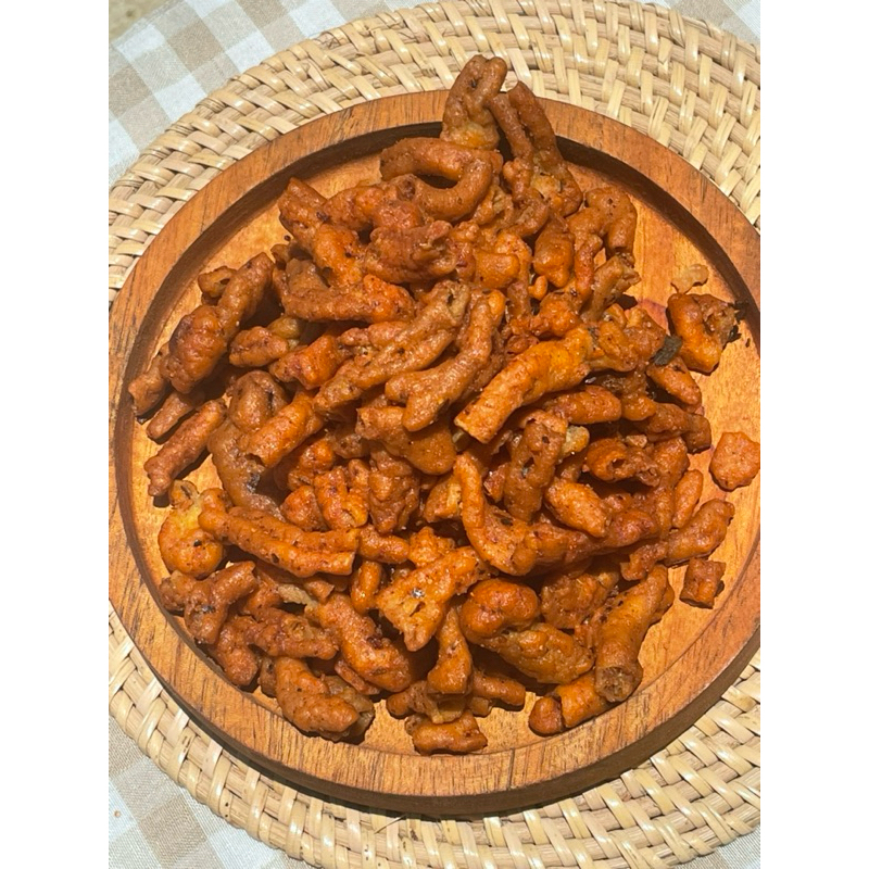 

Keripik usus pedas daun jeruk 250gram