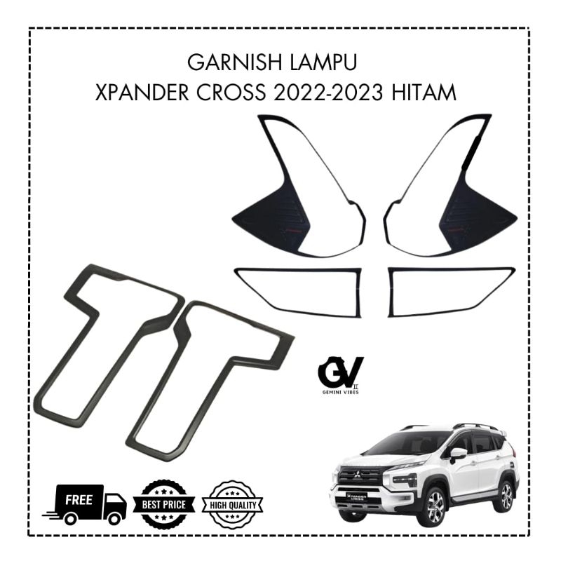 Garnish Lampu Xpander Cross 2022-2023 Hitam
