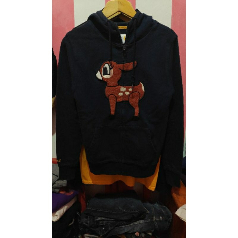 hoodie pancoat kancil navy zipper