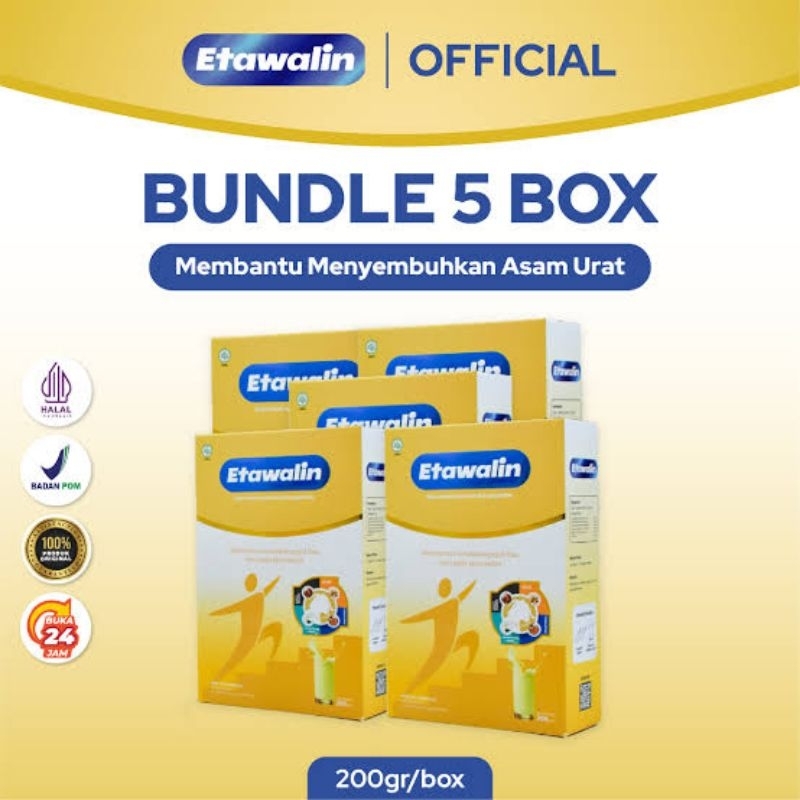 

READY STOCK PAKET 5 BOX SUSU ETAWALIN - Paket Sembuh Susu Sendi Atasi Radang Sendi Nyeri Tulang Cegah Osteoporosis Osteoartritis Pengeroposan Tulang Susu Kambing Etawa Kesehatan Susu Bubuk Murni Original Ettawa 100% Ori Susu Asam Urat Etawalin Platinum