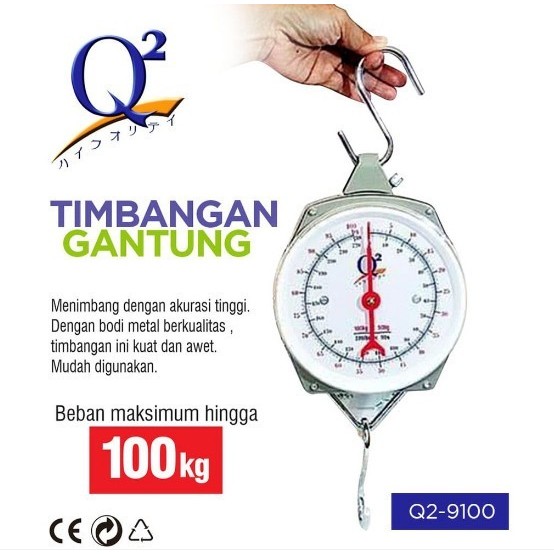 Timbangan Gantung Besi 100kg/Timbangan Gantung Jarum 100kg
